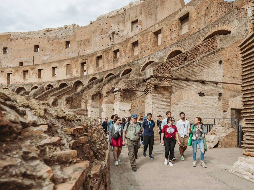 Colosseum: guided tour of the underground and arena